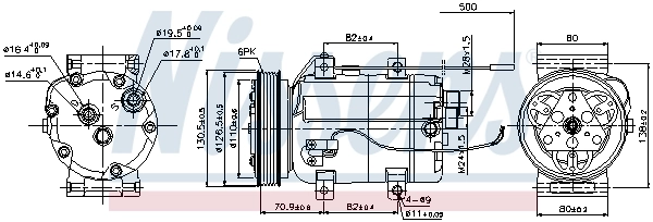 Compressor, air conditioning ** FIRST FIT ** 89101