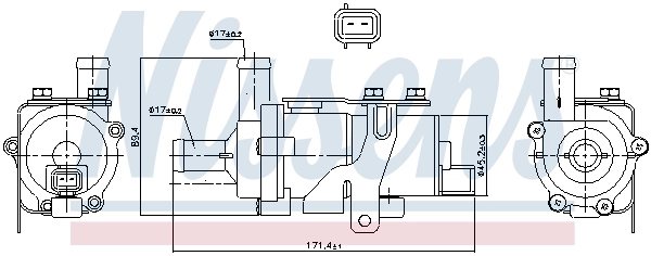 Water Pump, engine cooling ** FIRST FIT ** 831114