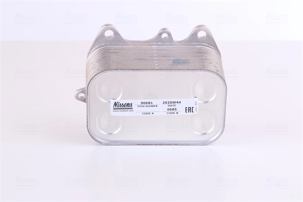 Oil Cooler, engine oil ** FIRST FIT ** 90681