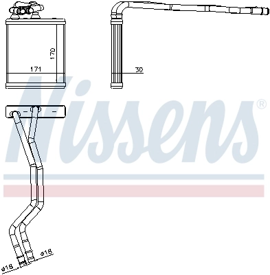 Heat Exchanger, interior heating 71771