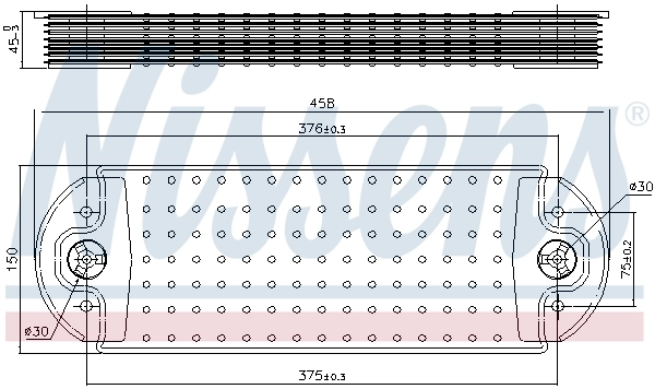 Oil Cooler, engine oil 90765