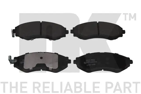 Brake Pad Set, disc brake 225005