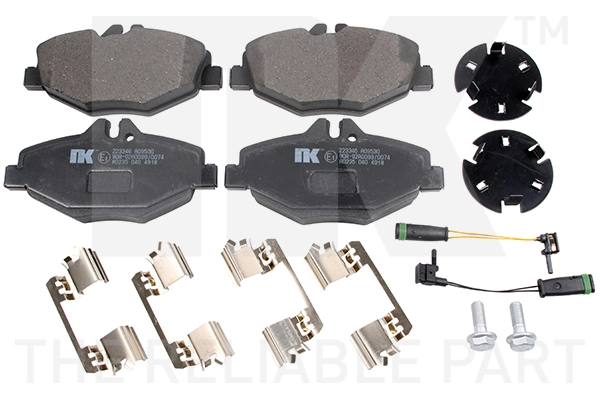 Brake Pad Set, disc brake 223346