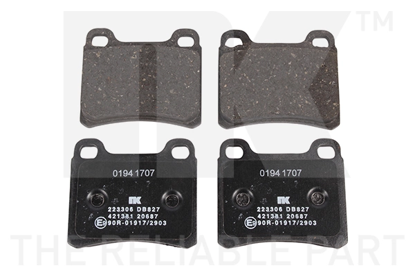Brake Pad Set, disc brake 223306