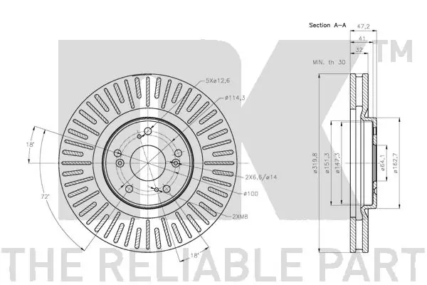 NK 202651 Brake Disc