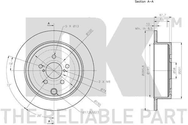 BOSCH 2 430 102 998 Washer