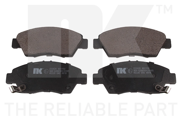 Brake Pad Set, disc brake 222626