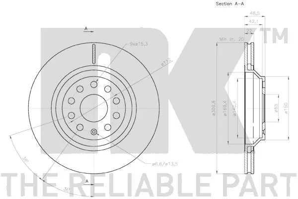 NK 2047136 Brake Disc