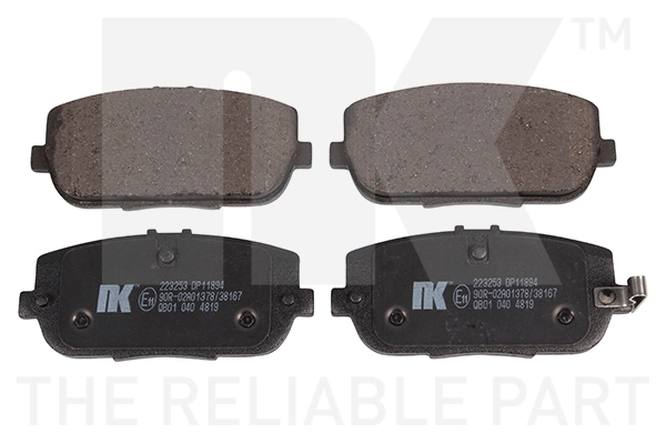 Brake Pad Set, disc brake 223253