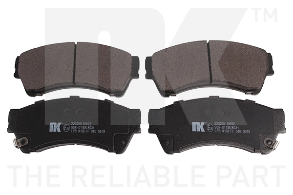 Brake Pad Set, disc brake 223255