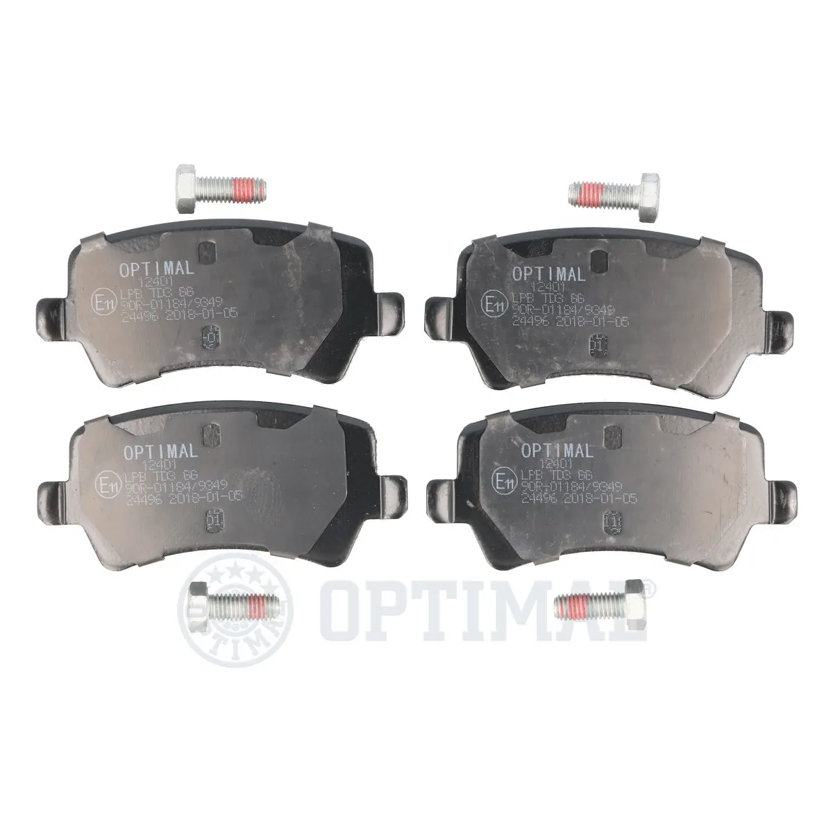 Brake Pad Set, disc brake BP-12401