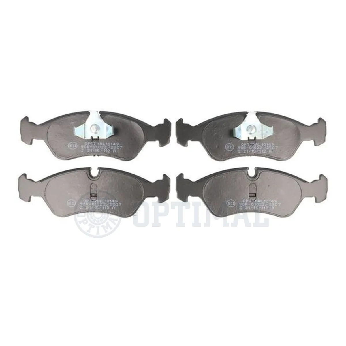 OPTIMAL 10149 Brake Pad Set, disc brake