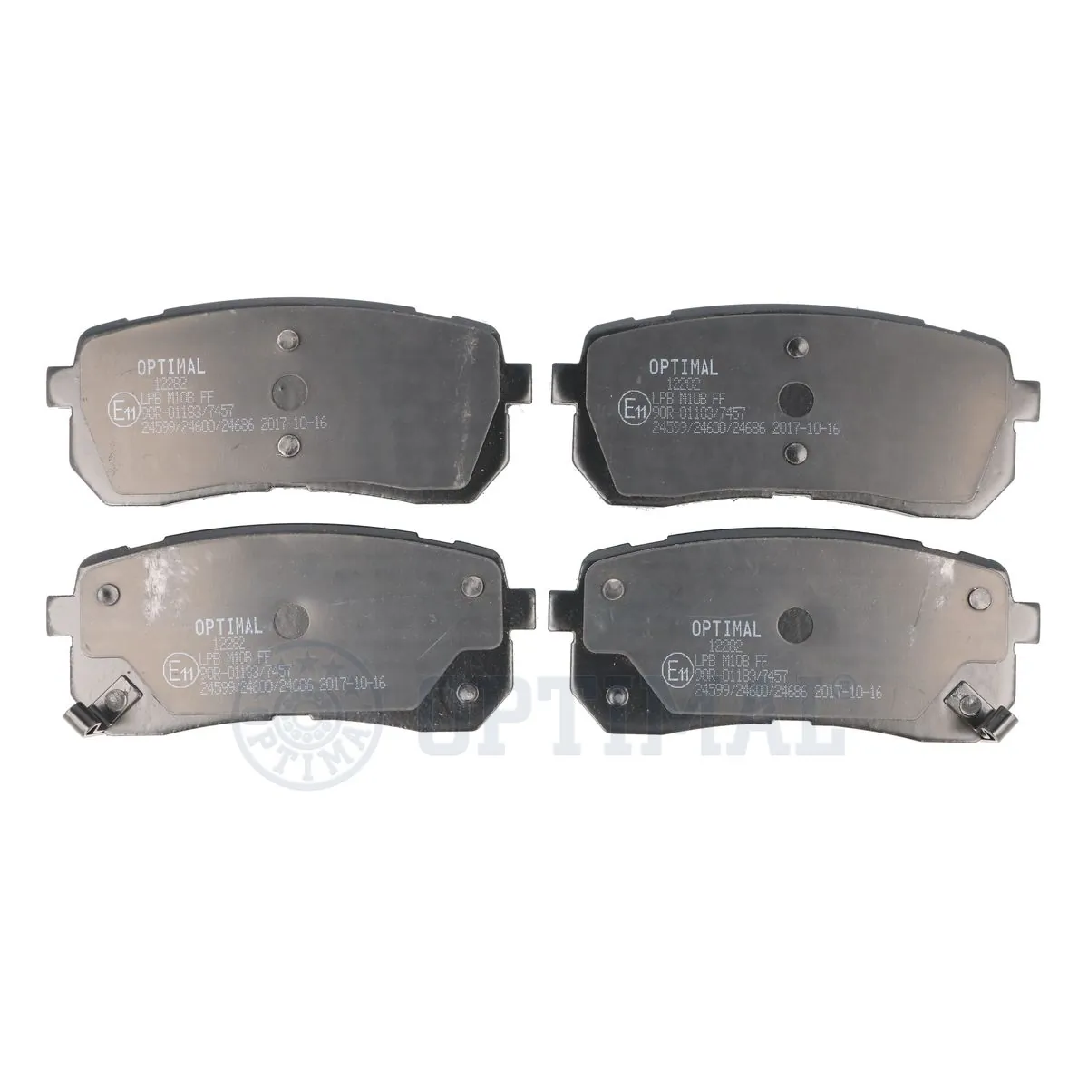 Brake Pad Set, disc brake BP-12282