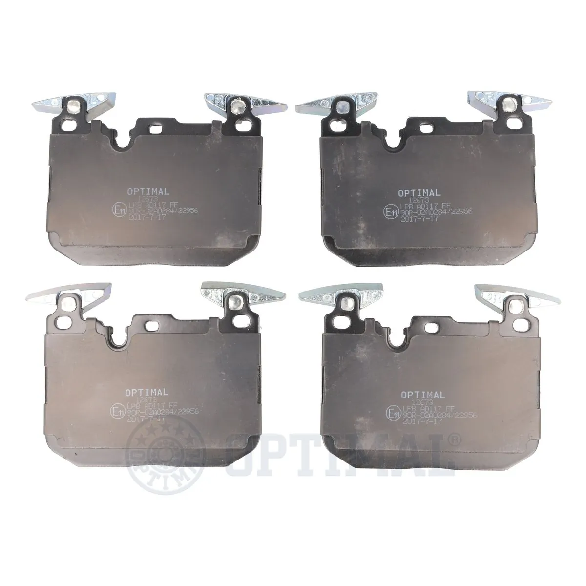 Brake Pad Set, disc brake BP-12673