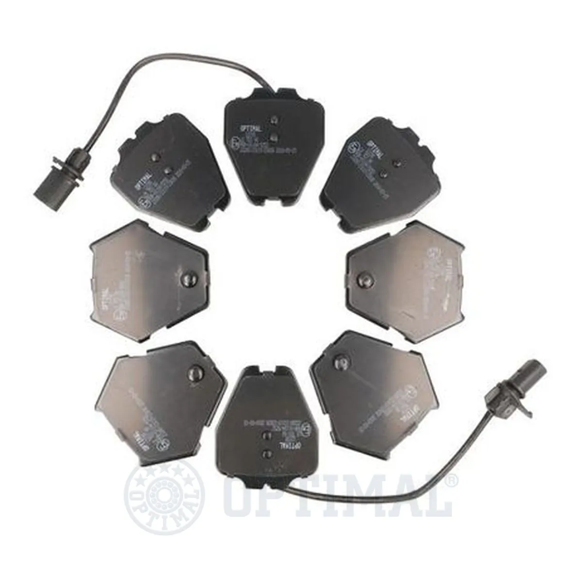 OPTIMAL 12158 Brake Pad Set, disc brake