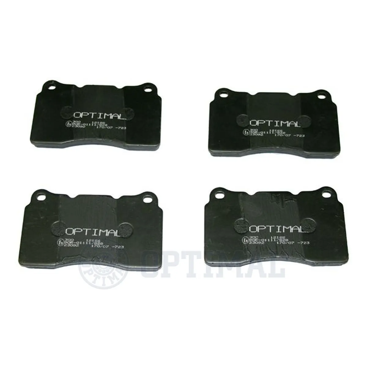 Brake Pad Set, disc brake BP-12166