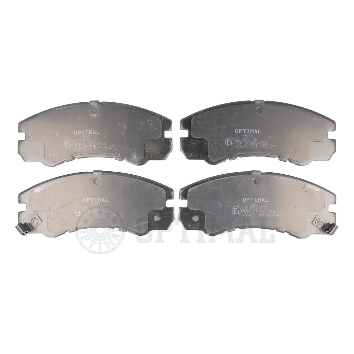 Brake Pad Set, disc brake BP-09827