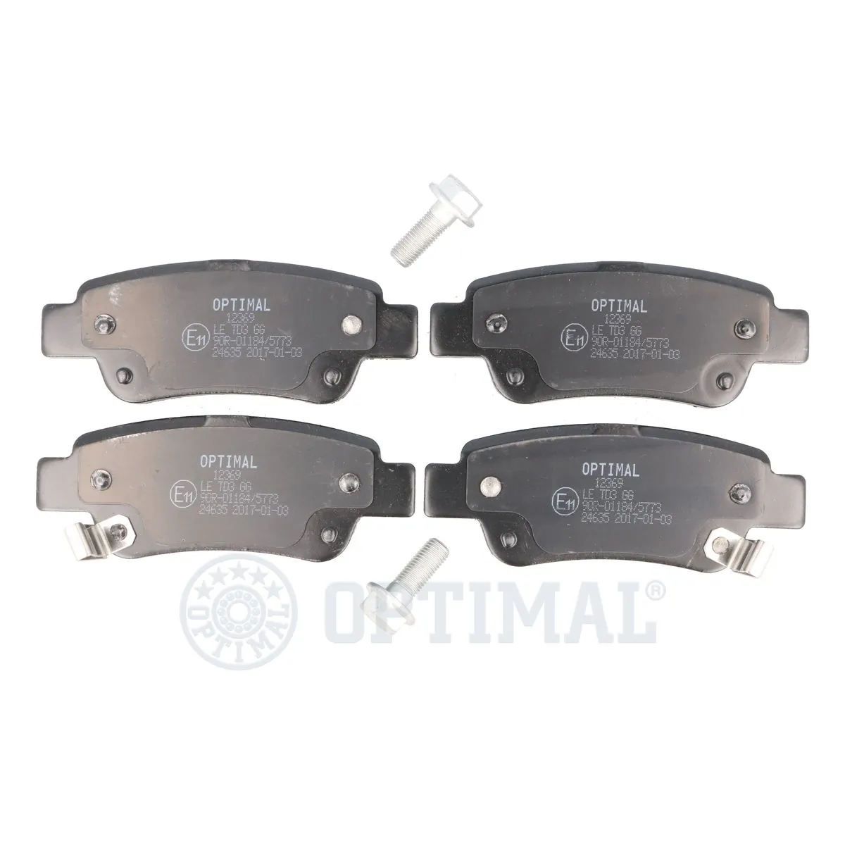 Brake Pad Set, disc brake BP-12369