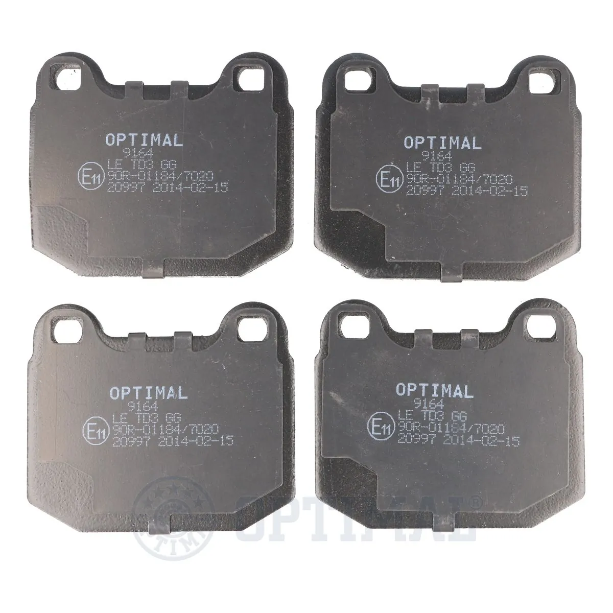 Brake Pad Set, disc brake BP-09164