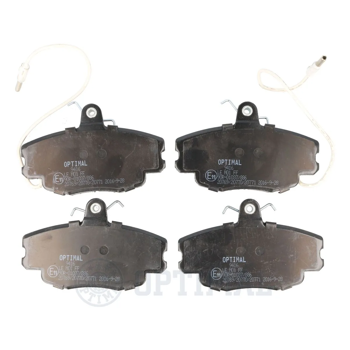 Brake Pad Set, disc brake BP-09416