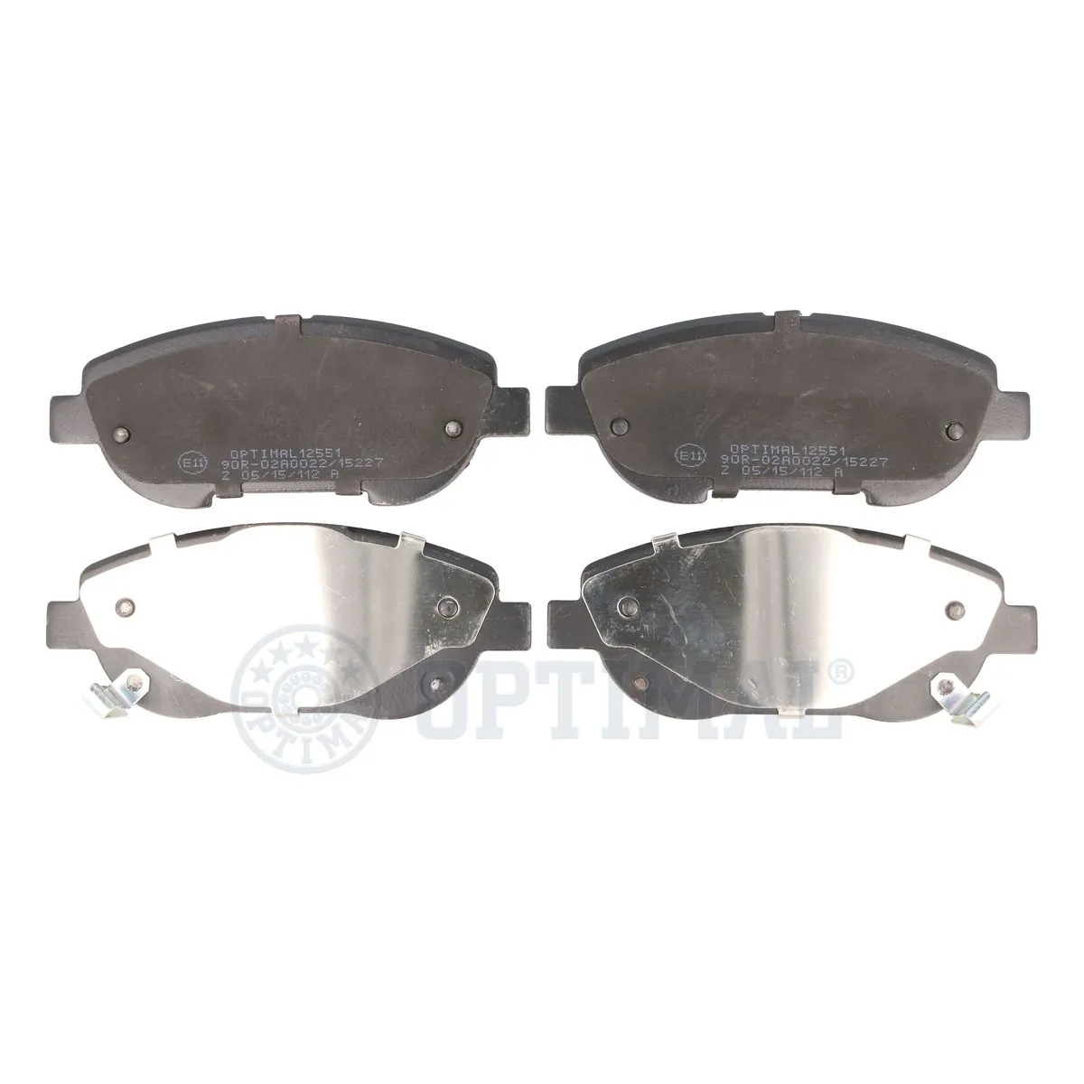Brake Pad Set, disc brake BP-12551