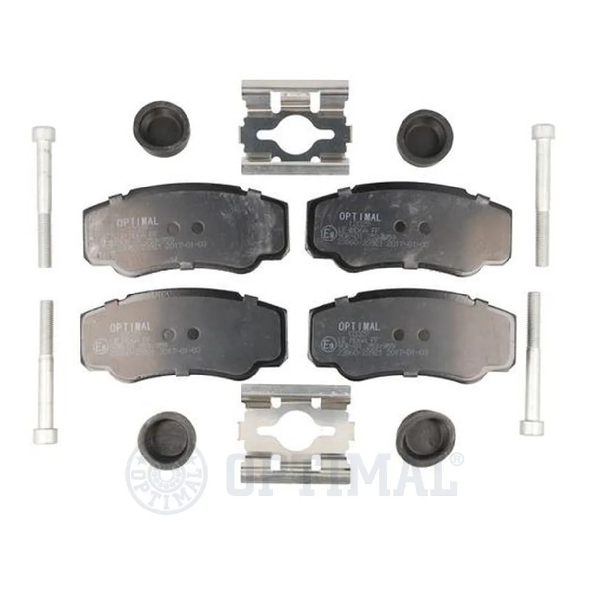 OPTIMAL 12029 Brake Pad Set, disc brake