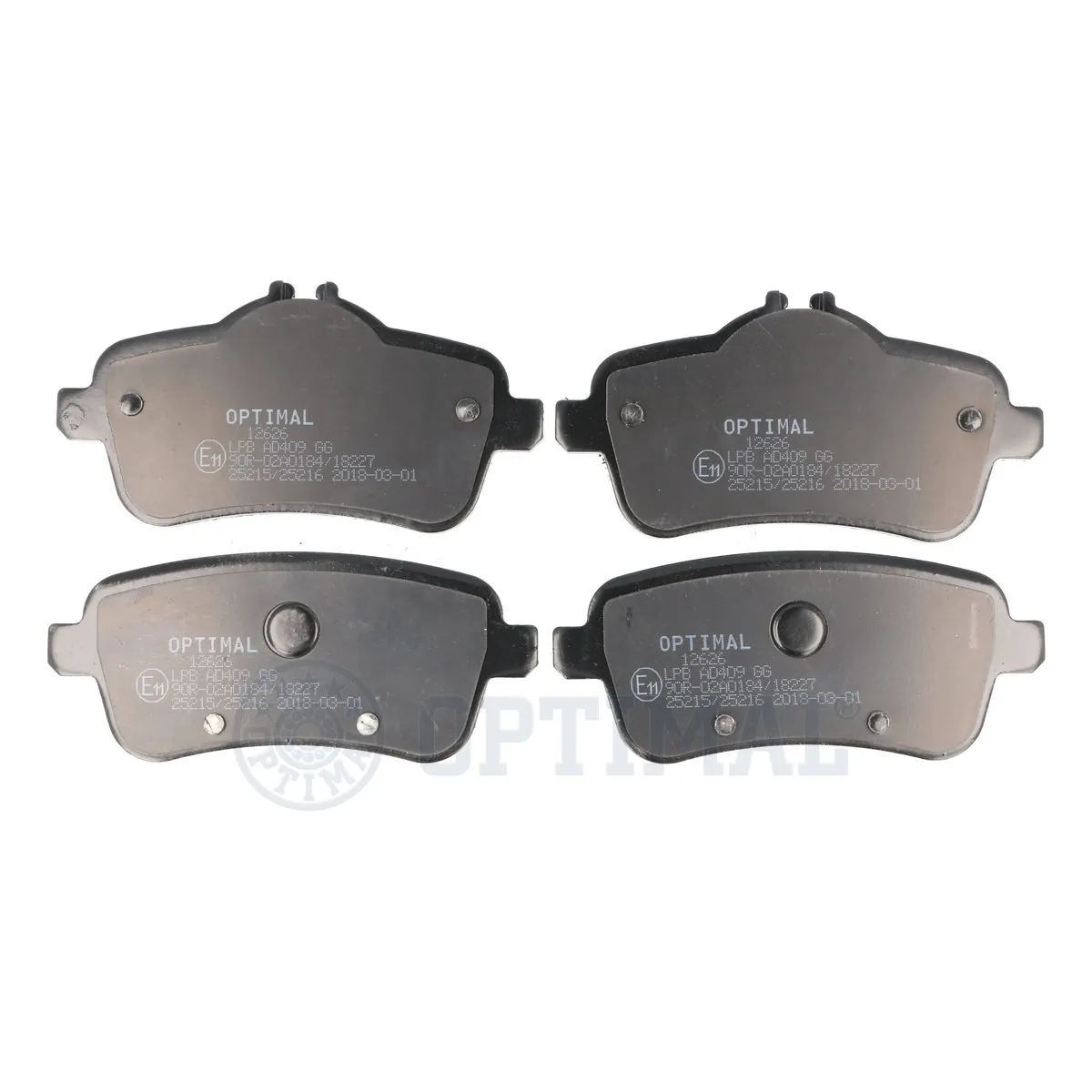 Brake Pad Set, disc brake BP-12626