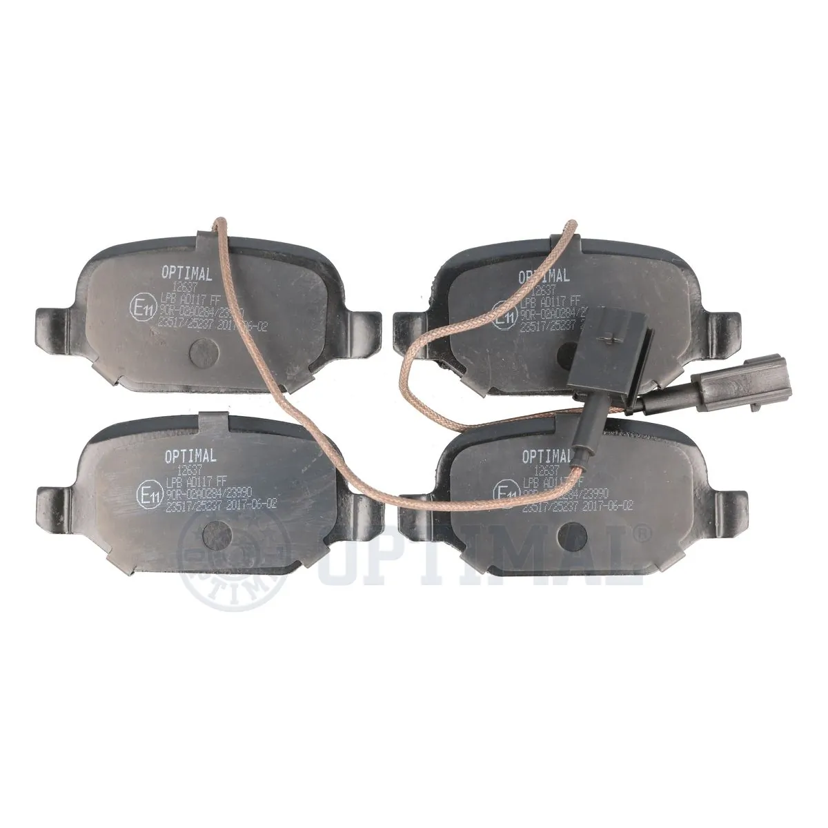 Brake Pad Set, disc brake BP-12637