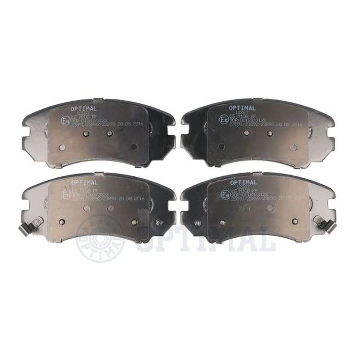 OPTIMAL 12267 Brake Pad Set, disc brake