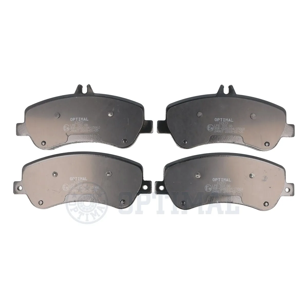 Brake Pad Set, disc brake BP-12473