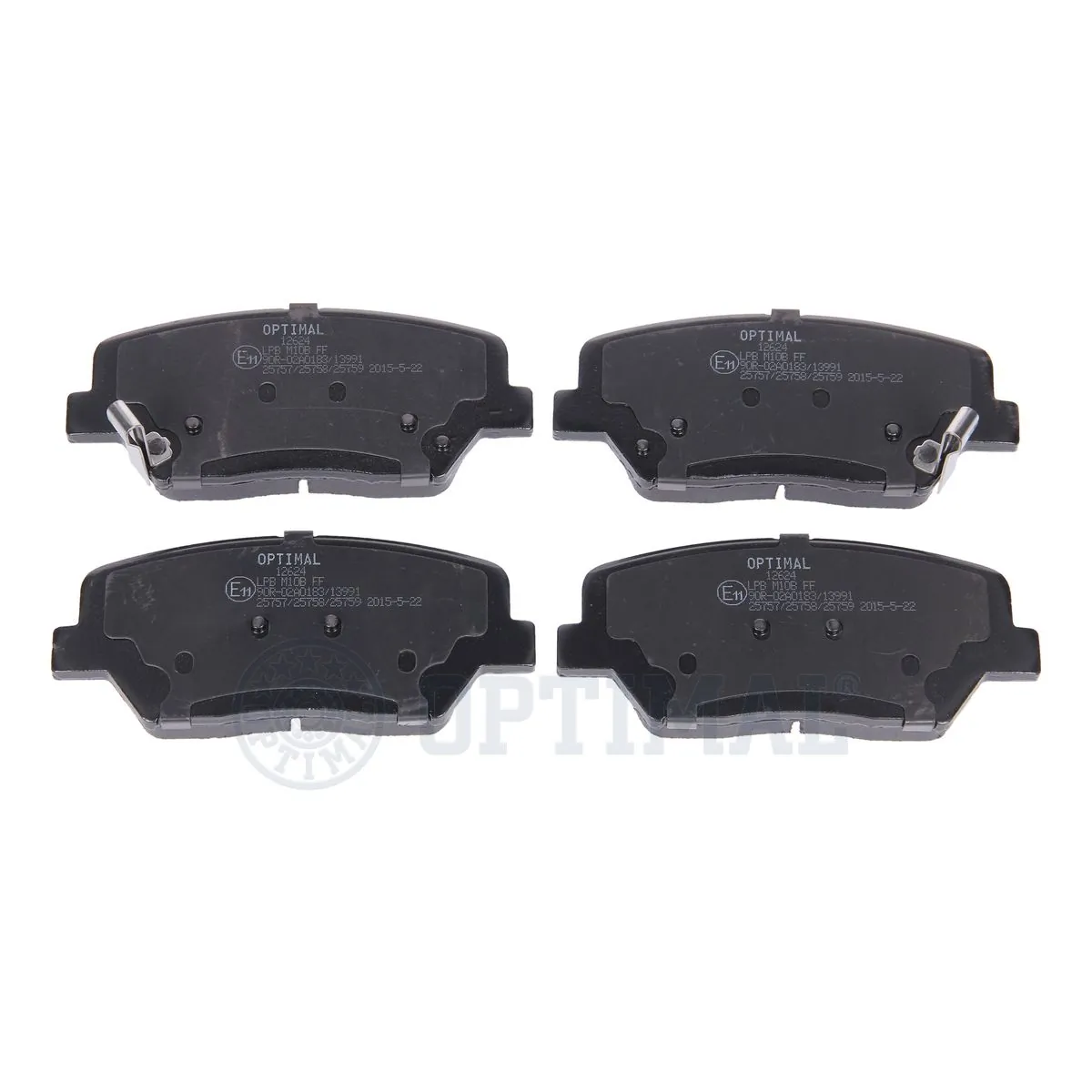 Brake Pad Set, disc brake BP-12624