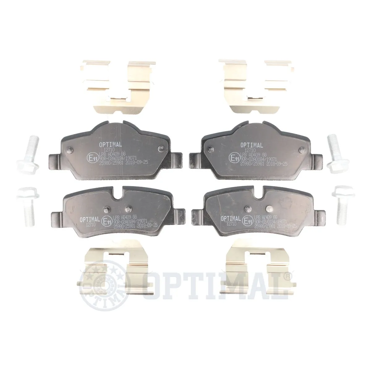 Brake Pad Set, disc brake BP-12710