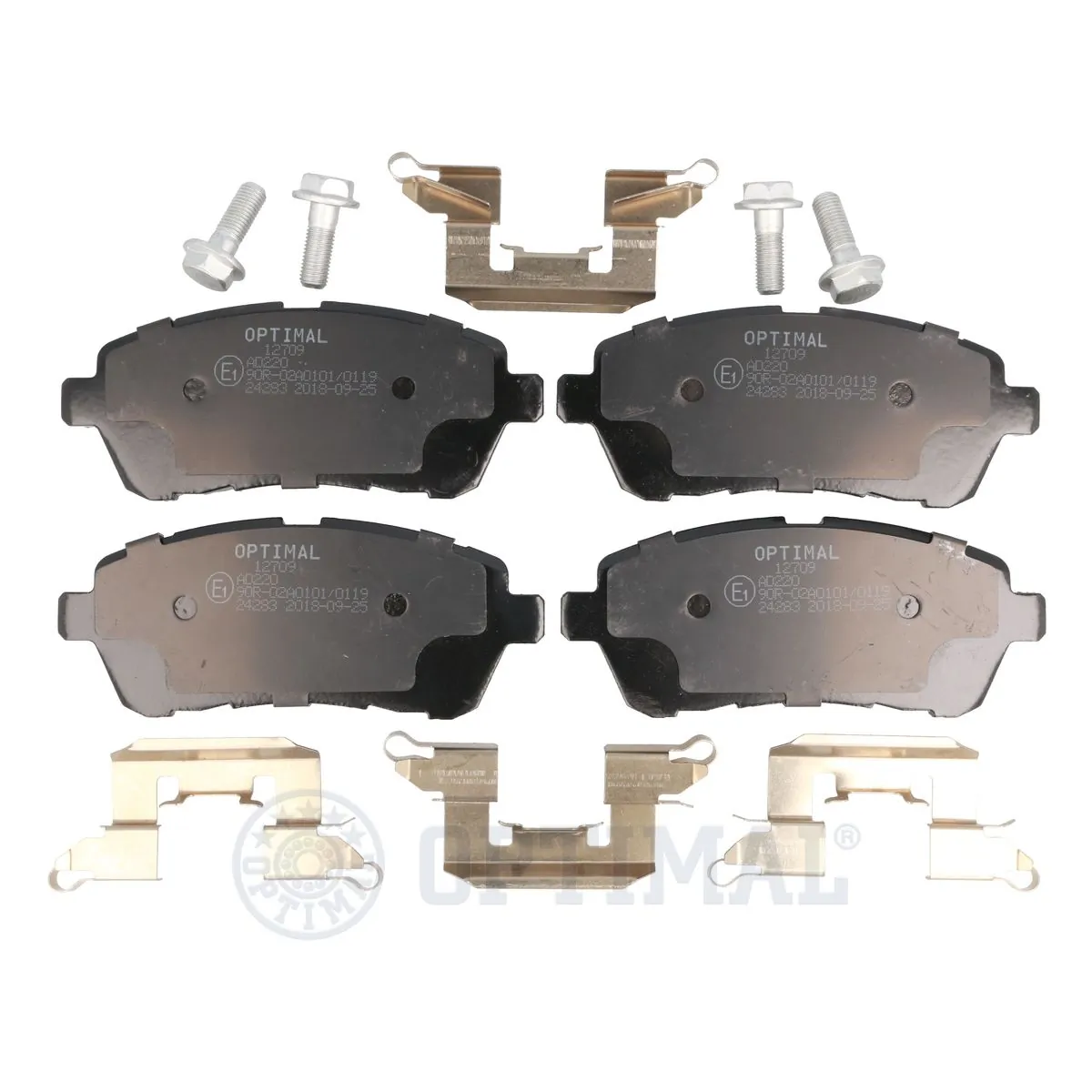Brake Pad Set, disc brake BP-12709