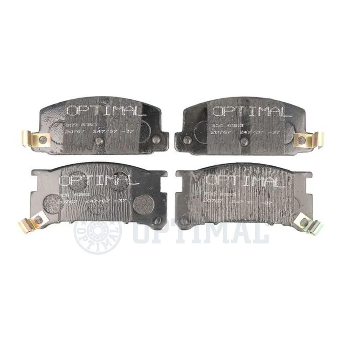 OPTIMAL 9393 Brake Pad Set, disc brake