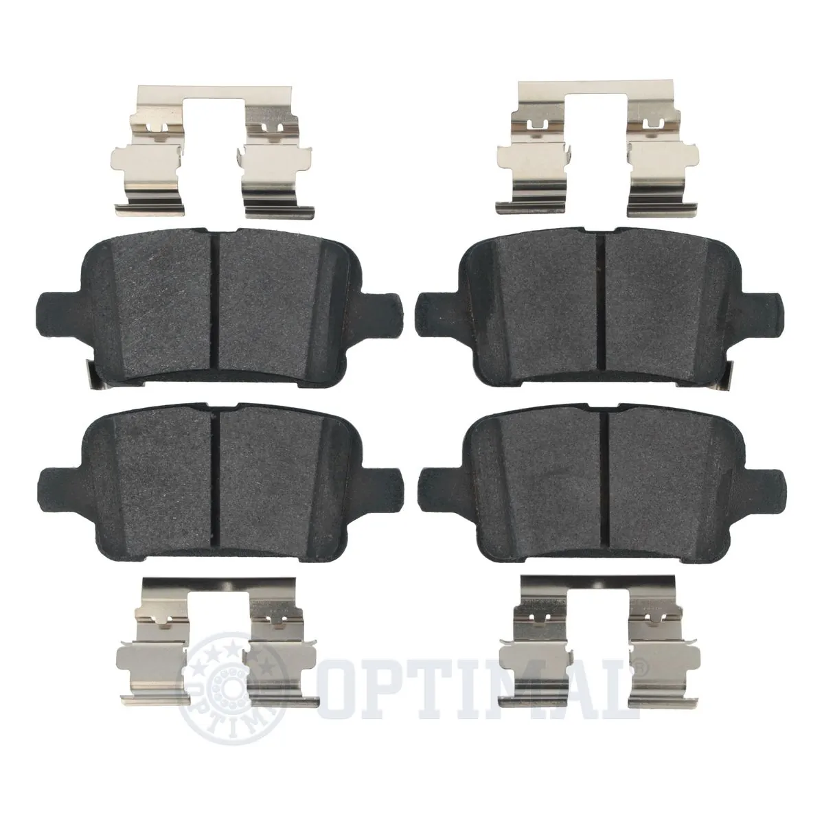 OPTIMAL BP-12744 Brake Pad Set, disc brake