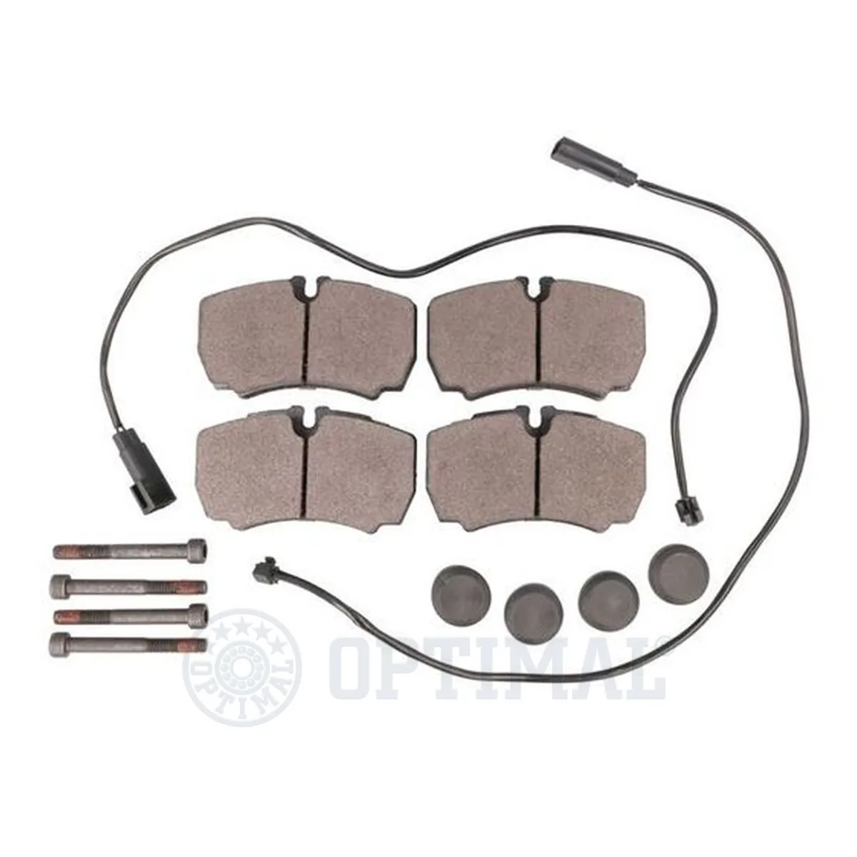 OPTIMAL 12418 Brake Pad Set, disc brake