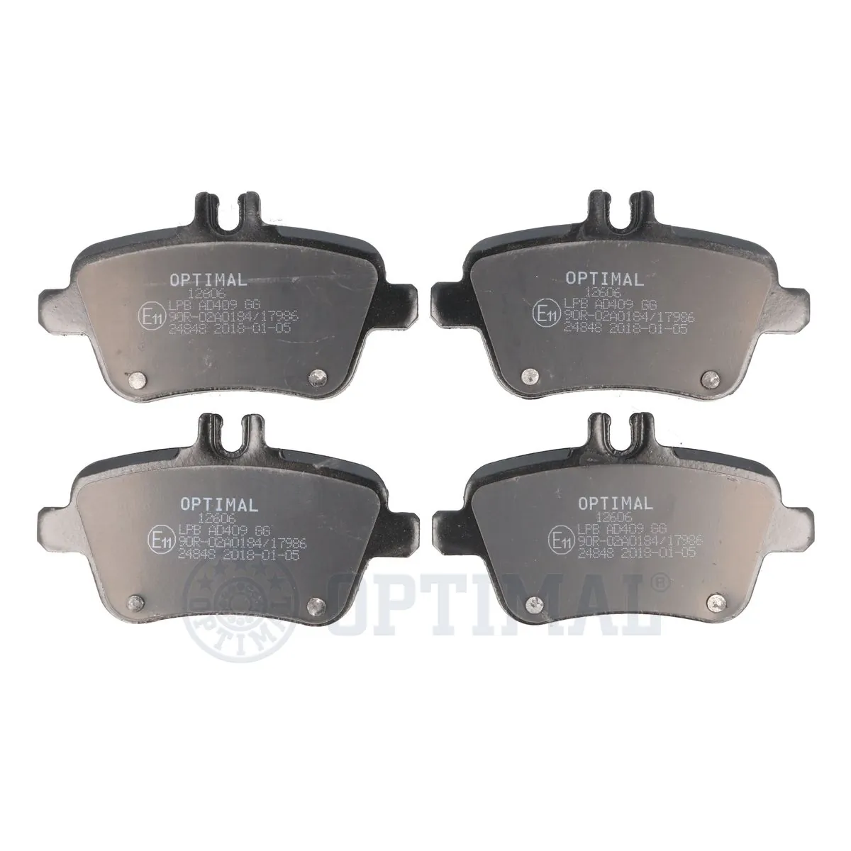 Brake Pad Set, disc brake BP-12606
