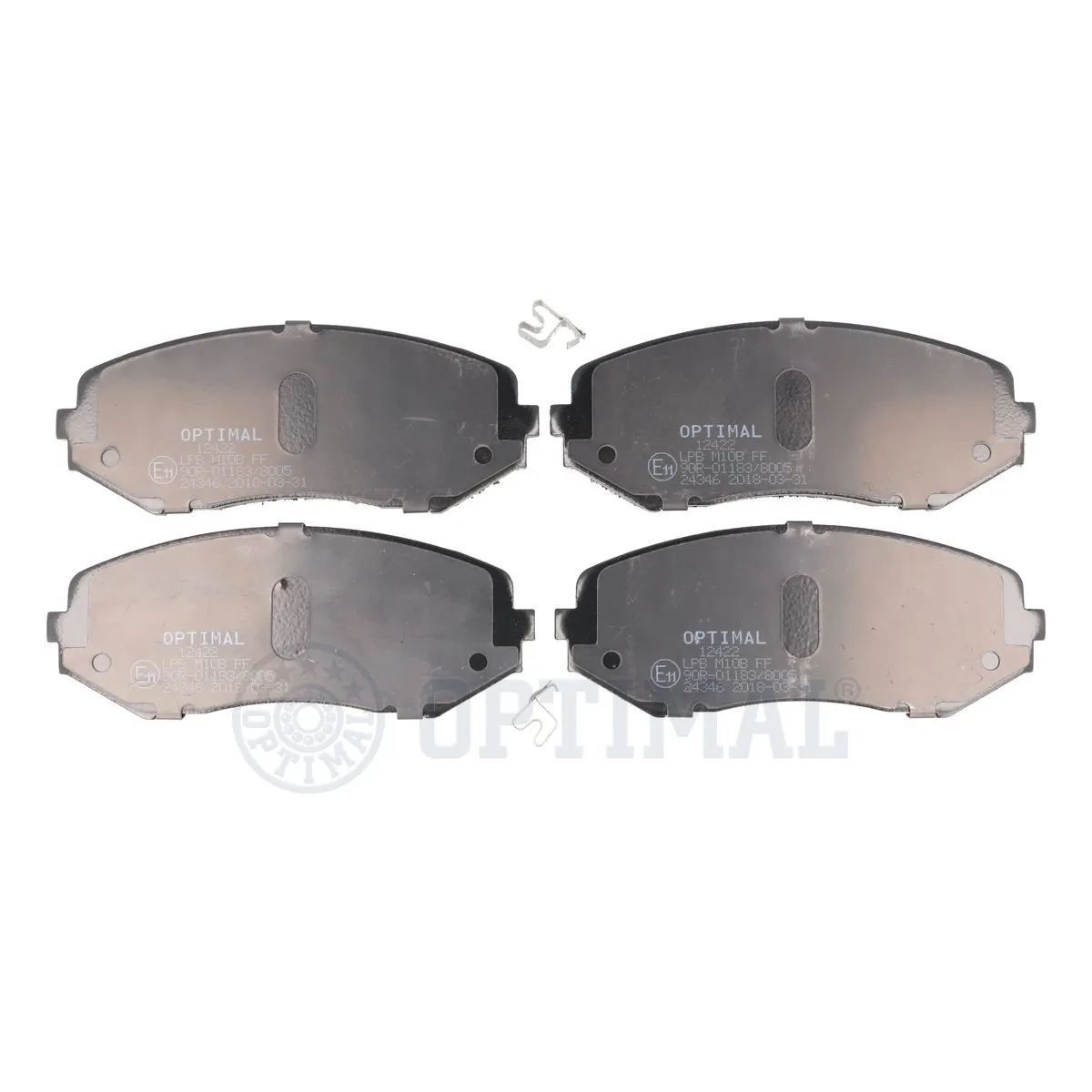 Brake Pad Set, disc brake BP-12422