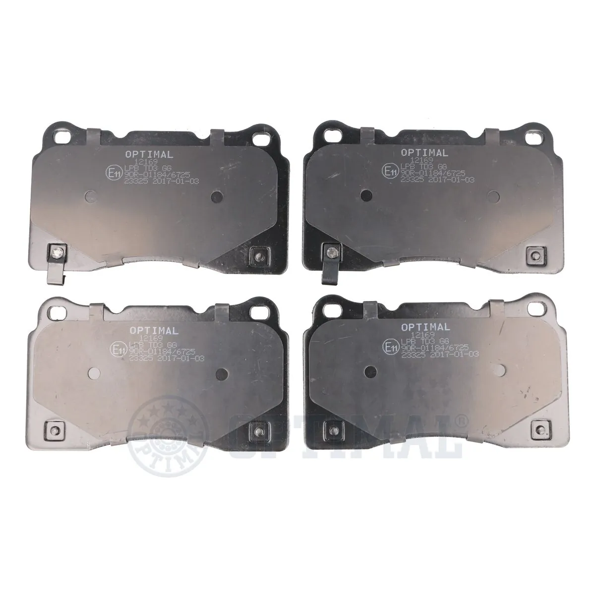 Brake Pad Set, disc brake BP-12169