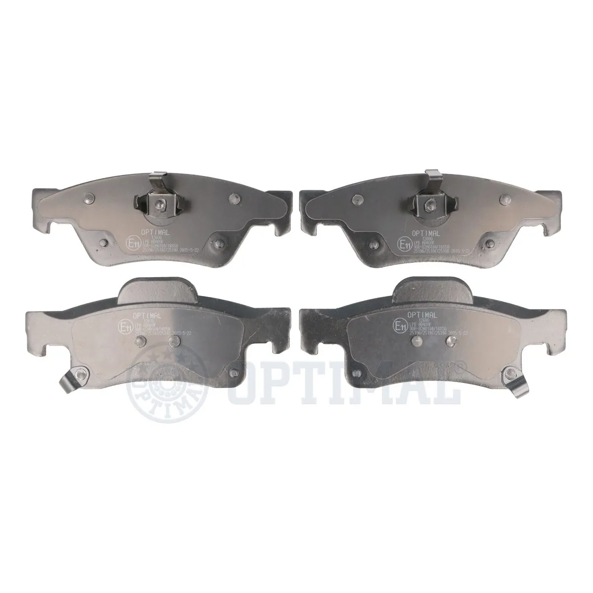 Brake Pad Set, disc brake BP-12600