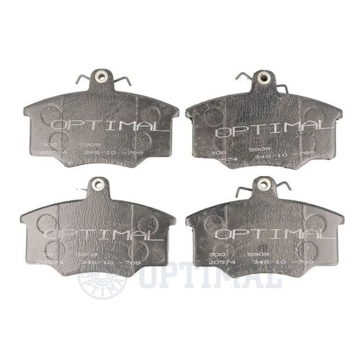 OPTIMAL 5909 Brake Pad Set, disc brake