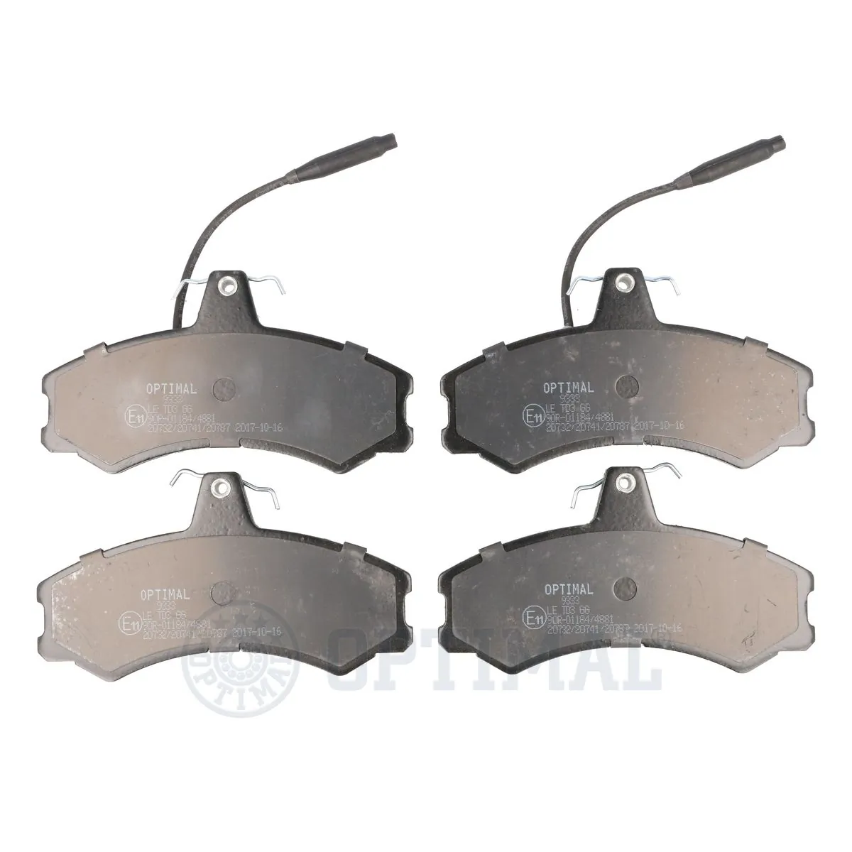 Brake Pad Set, disc brake BP-09333