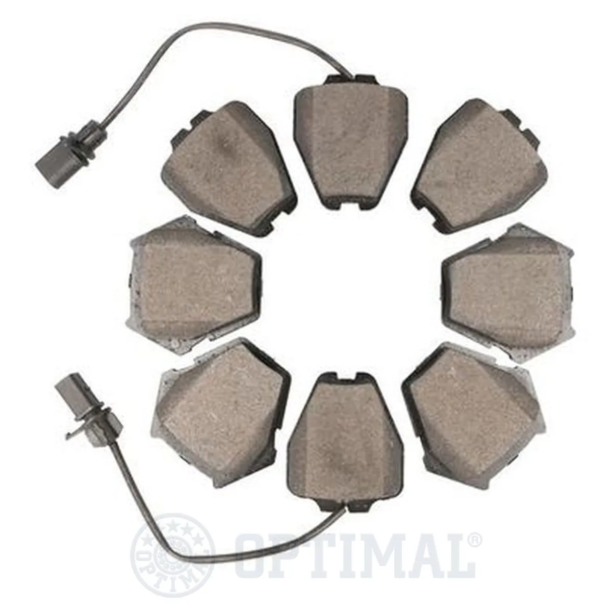 OPTIMAL 12158 Brake Pad Set, disc brake