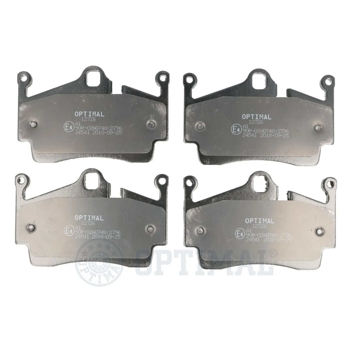 Brake Pad Set, disc brake BP-12726