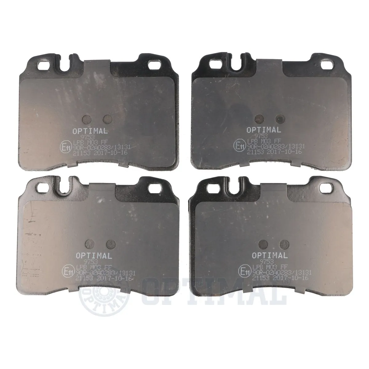 Brake Pad Set, disc brake BP-09753