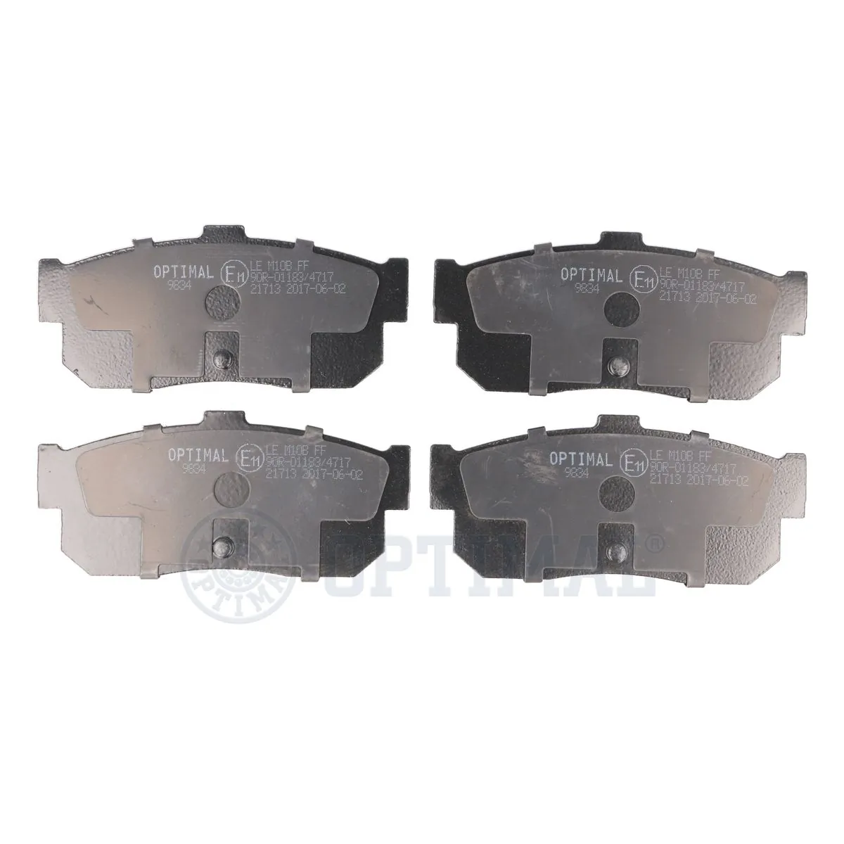 Brake Pad Set, disc brake BP-09834