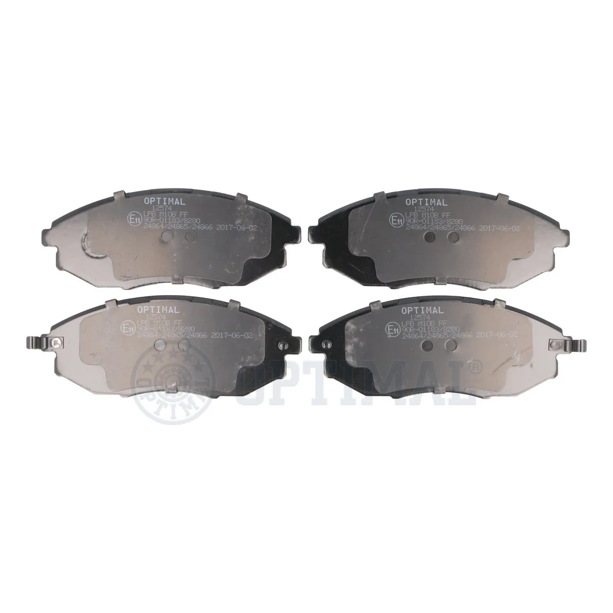 Brake Pad Set, disc brake BP-12574