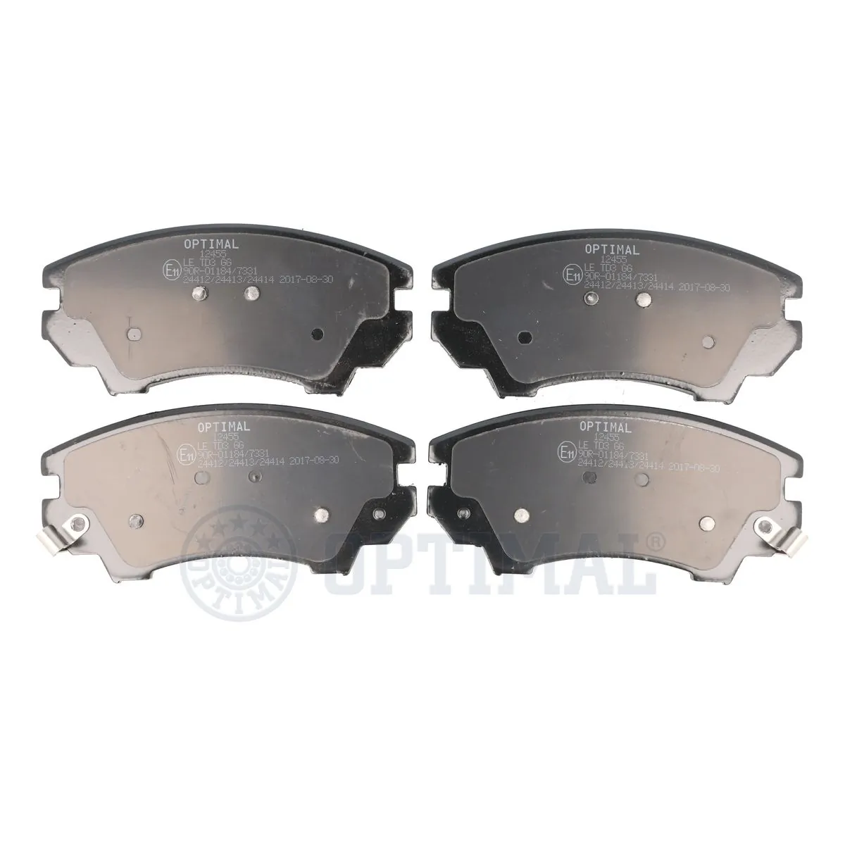 Brake Pad Set, disc brake BP-12455