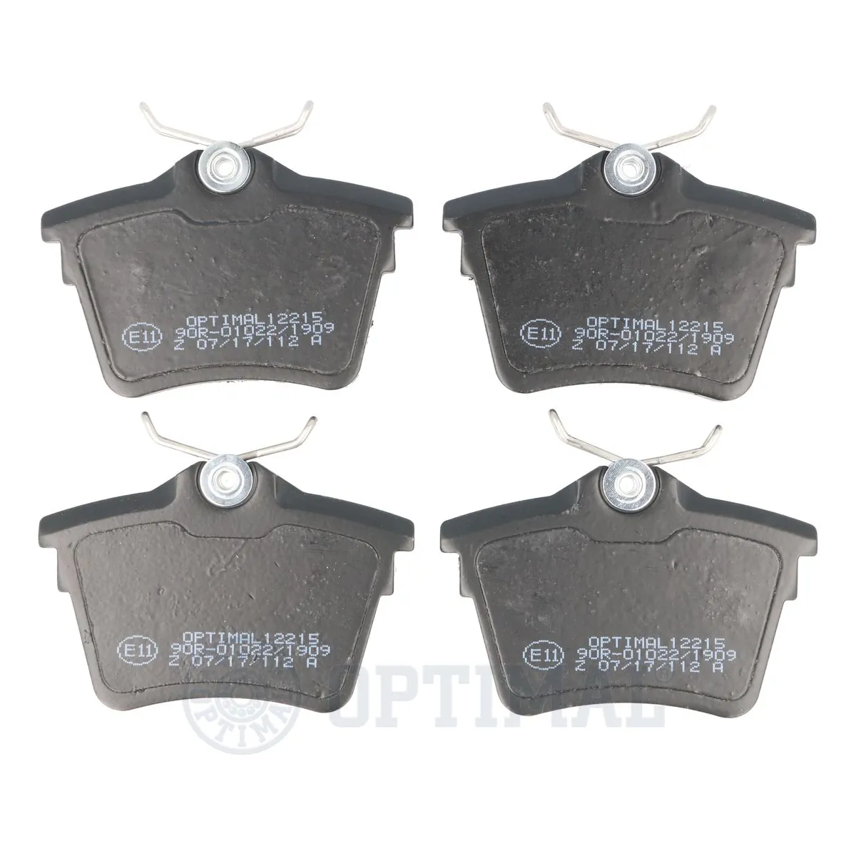 OPTIMAL BP-12215 Brake Pad Set, disc brake