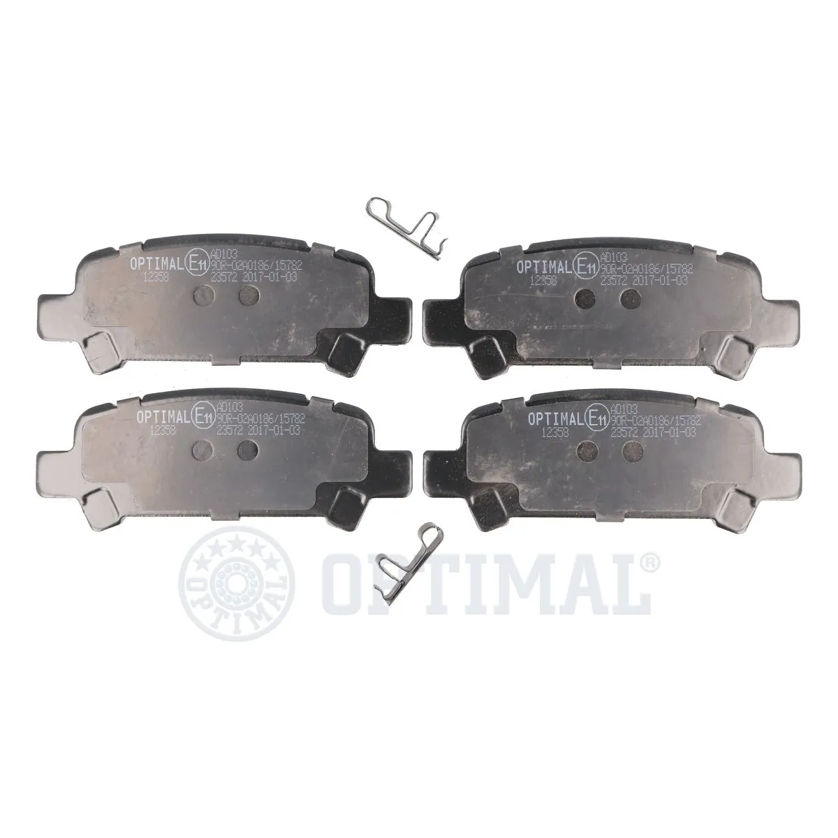 Brake Pad Set, disc brake BP-12358
